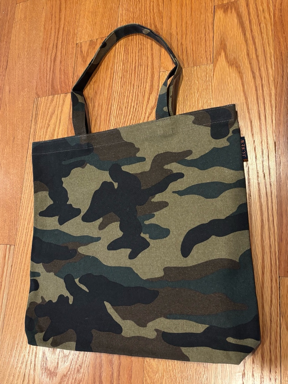 NWOT! J.Crew Camouflage Canvas Tote